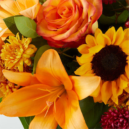 Grateful Centerpiece –  Flowers By Us, Grand Forks ND