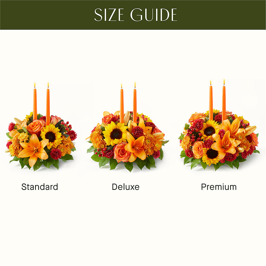 Grateful Centerpiece –  Flowers By Us, Grand Forks ND