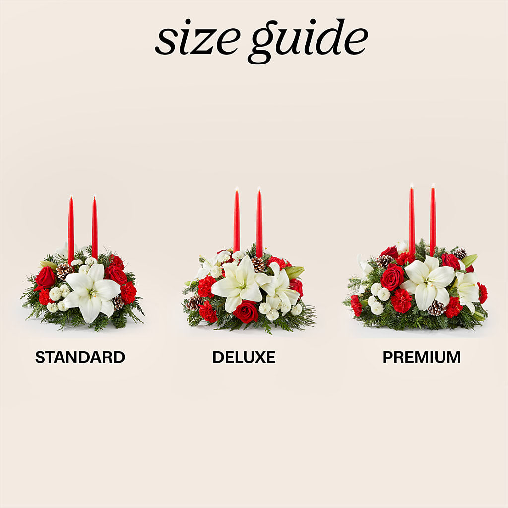 Seasonal Festivities Centerpiece –  Flowers By Us, Grand Forks ND