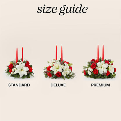 Seasonal Festivities Centerpiece –  Flowers By Us, Grand Forks ND