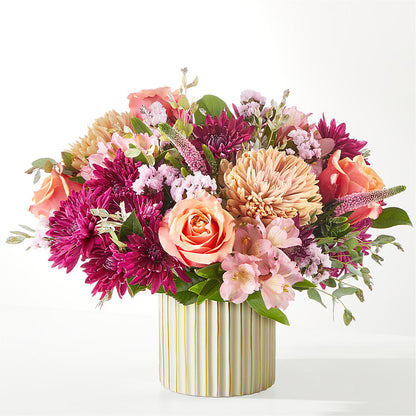 Berry Cobbler Bouquet with Ivory Vase –  Flowers By Us, Grand Forks ND