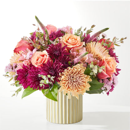 Berry Cobbler Bouquet with Ivory Vase –  Flowers By Us, Grand Forks ND