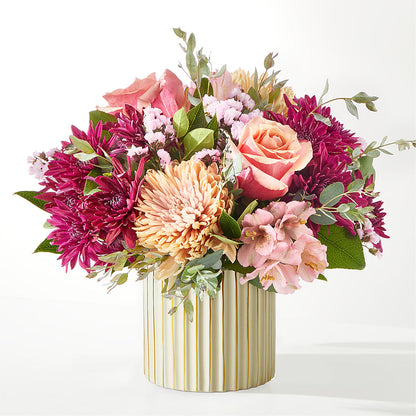 Berry Cobbler Bouquet with Ivory Vase –  Flowers By Us, Grand Forks ND