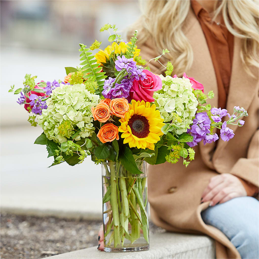 Vibrant Greetings Bouquet –  Flowers By Us, Grand Forks ND