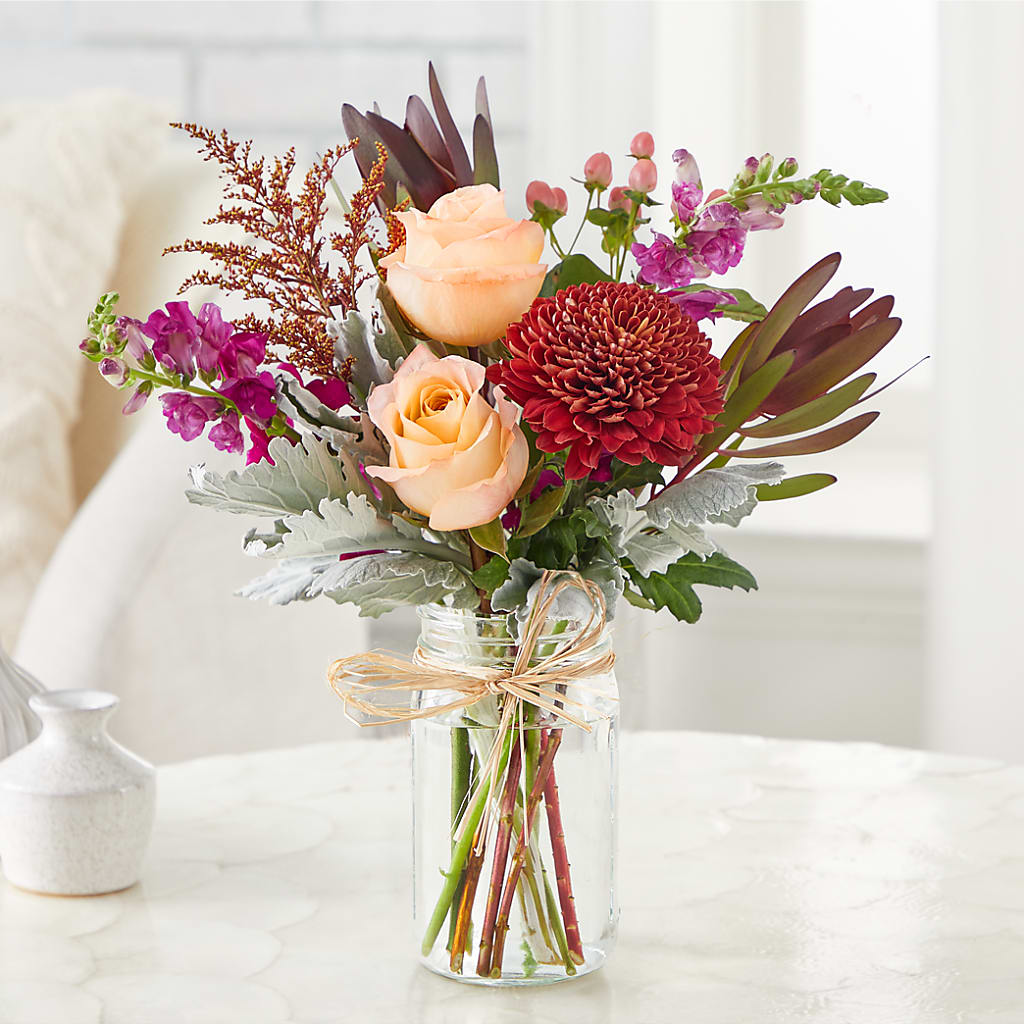 Moody Hues Bouquet –  Flowers By Us, Grand Forks ND