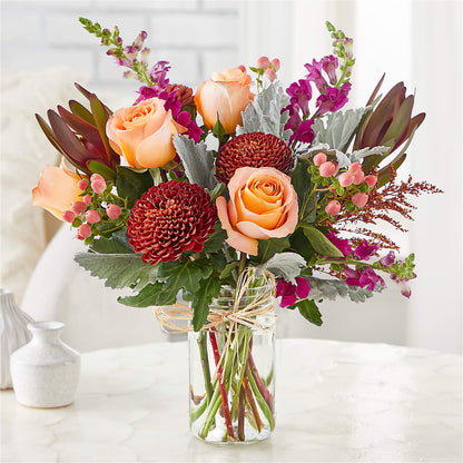 Moody Hues Bouquet –  Flowers By Us, Grand Forks ND