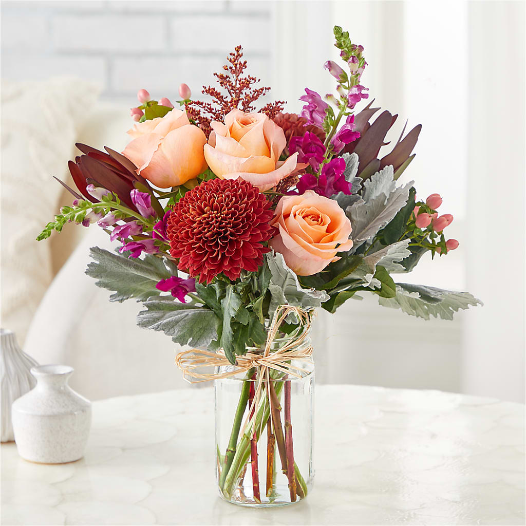 Moody Hues Bouquet –  Flowers By Us, Grand Forks ND