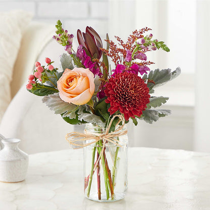 Moody Hues Bouquet –  Flowers By Us, Grand Forks ND