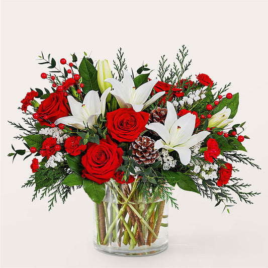 Best in Snow Bouquet –  Flowers By Us, Grand Forks ND