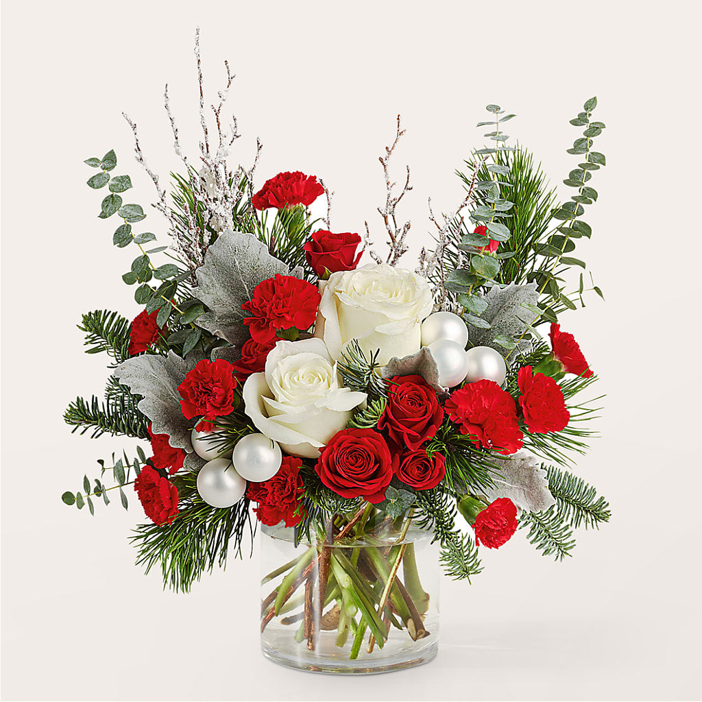 Trimming the Tree Bouquet –  Flowers By Us, Grand Forks ND