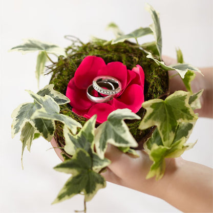 Lila Rose Ring Nest –  Flowers By Us, Grand Forks ND