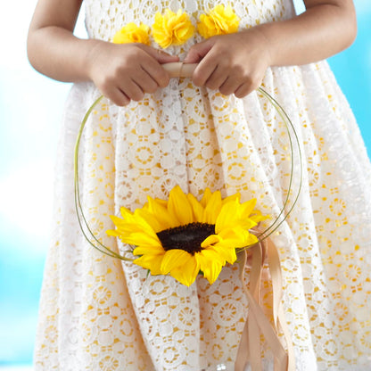 Sweet Sunshine Flower Girl Bouquet –  Flowers By Us, Grand Forks ND